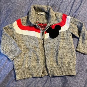 Mickey Zip Up Cardigan Baby Gap 18-24m